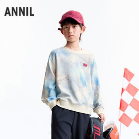 【实体店同款】男童圆领长袖卫衣秋季新款安奈儿童装AB531112