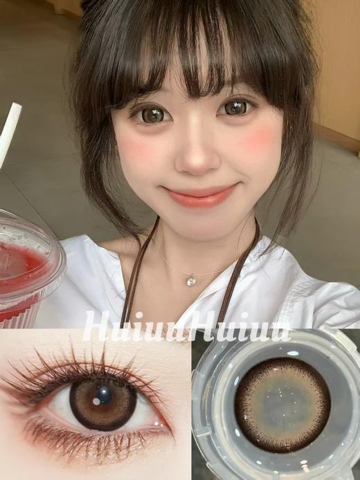 【大直径】Ealla girl- 朗姆咖啡 棕-14.5mm【年抛 度数0-800度 无525/575】 商品图0