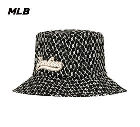 【59H断码帽】【微瑕，如无货做退款处理】MLB官方男女情侣帽子复古老花渔夫帽32CPH1011