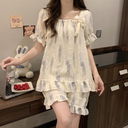 【GZ】无忧购云朵棉可拆卸胸垫睡衣家居服两件套6978（截单后3-5天发货) 商品图7