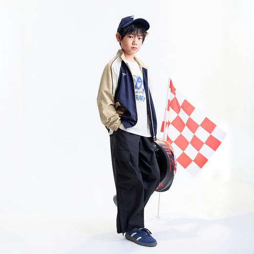 【实体店同款】男童夹克外套秋季新款安奈儿童装AB535475 商品图3