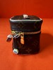 LOUIS VUITTON NICE NANO 经典老花拉链开合 涂层帆布拼牛皮革饰边 收纳包化妆手提包 超迷你 女款 棕色 商品缩略图4