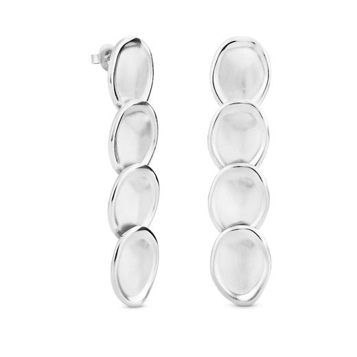 订购6周到｜Joidart-CALA-银色 随形片 长吊坠 耳环［西班牙设计师］ 商品图1