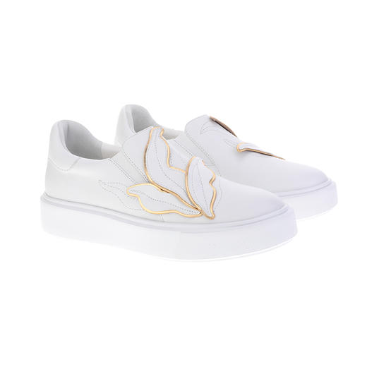 sheme叶片拼接镂空网纱年轻时尚女士运动鞋可定制 商品图5