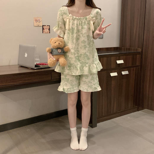 【GZ】无忧购云朵棉可拆卸胸垫睡衣家居服两件套6978（截单后3-5天发货) 商品图9