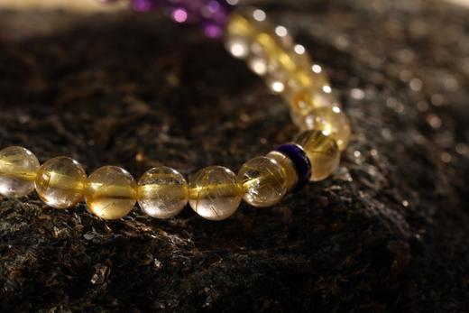 YFJ0002°招财进宝·金发晶手串 商品图5