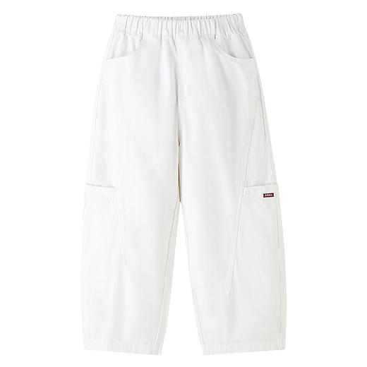 【实体店同款】男女童全腰梭织单裤秋季新款安奈儿童装AM536101 商品图5