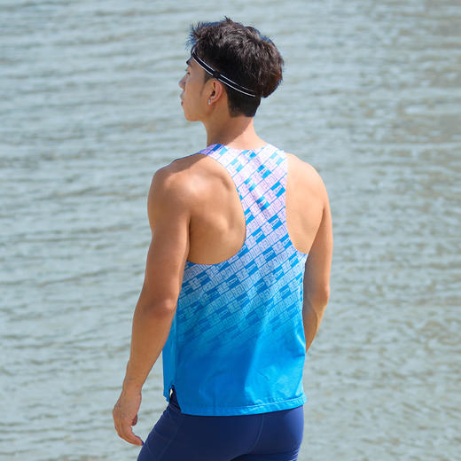 多威跑吧背心男夏季新款运动背心透气无袖T恤2152002 商品图7