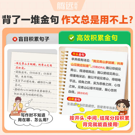 万唯出品】2026腾远高考高中高分作文金句 商品图1