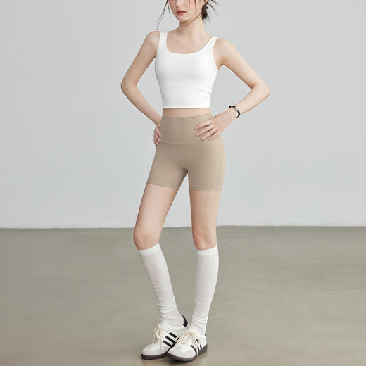 【3~5天发货】跃牌【美度空间】系列 NULS蜜桃臀瑜伽短裤女两分高腰提臀跑步运动骑行裤LK52048 商品图2