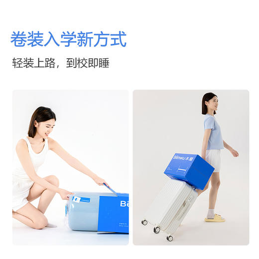 本屋创品A3深睡鲸垫记忆棉床垫软垫家用海绵垫子单人榻榻米租房宿舍学生床褥 商品图4