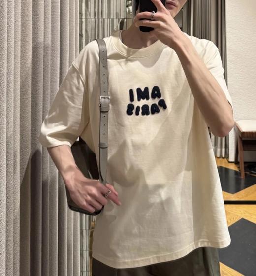 重磅！售完无补  AM钩针字母短袖T恤  男女同款  宽松版型 商品图0