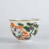 粉彩雕刻描金祥云瑞鹤杯 商品缩略图1