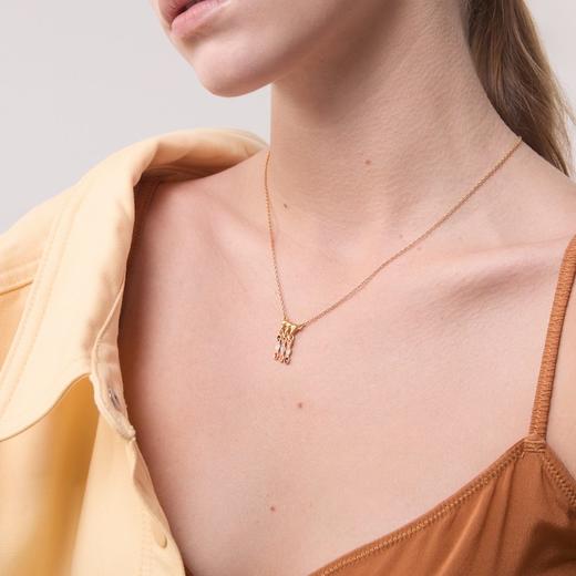 订购6周到｜Joidart-AUBE-金色 彩色珐琅 小流苏 项链［西班牙设计师］ 商品图0