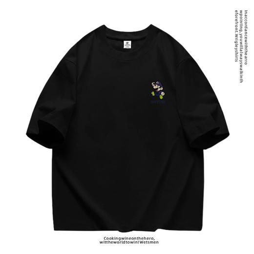 【GZ】无忧购“清仓大促”白色纯棉圆领短袖T恤宽松半袖印花休闲显瘦上衣卡通款（截单后3-5天发货） 商品图12