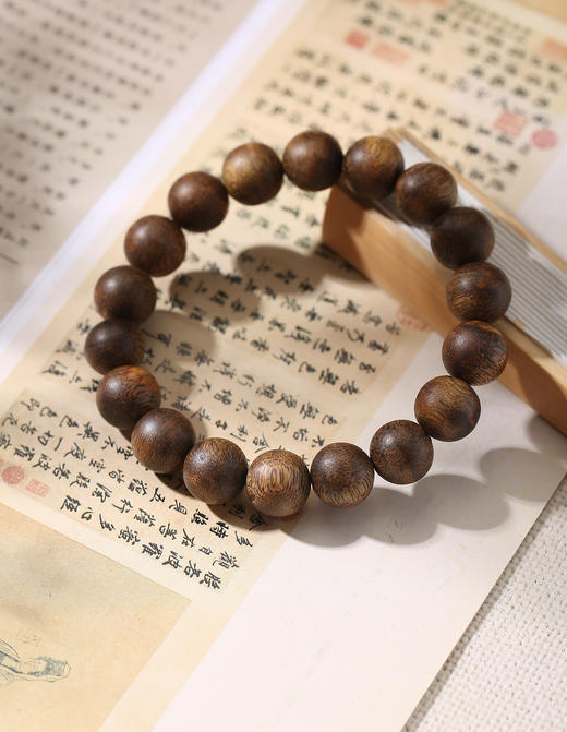 【天然绿棋楠沉香手串-素珠款】众香之魁 木中舍利｜品质严选 产地直发 商品图5