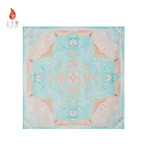 SAINTJOY/上久楷礼盒  清荷静涟  宋锦香囊SPS24J09 真丝方巾FJS24054 商品图3