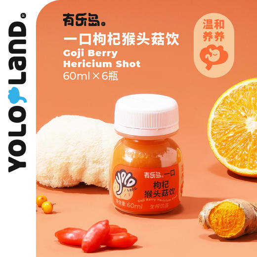 有乐岛/一口枸杞猴头菇饮 温和养养助力修复 商品图0