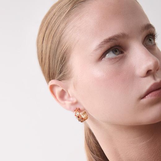 订购6周到｜Joidart-AUBE-金色 彩色珐琅 耳环［西班牙设计师］ 商品图2