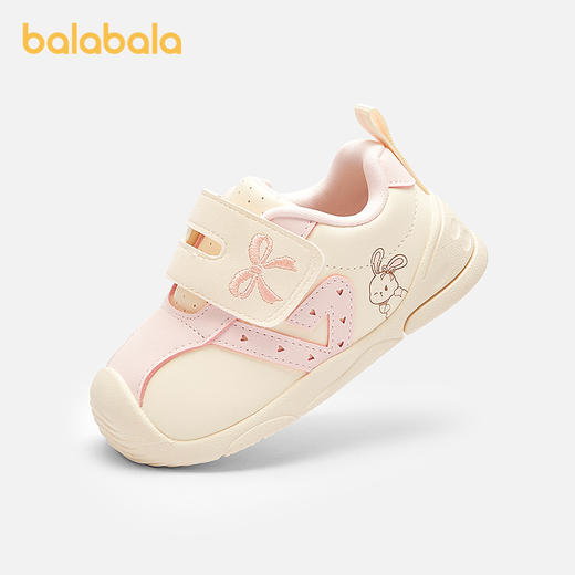 【商场同款】巴拉巴拉女宝宝学步鞋防滑婴儿鞋蝴蝶结2025春秋新款 商品图0