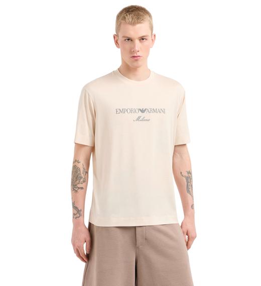 【超惠秒】Emporio Armani 男士莱赛尔棉薄款舒适百搭刺绣短袖T恤12370 商品图9