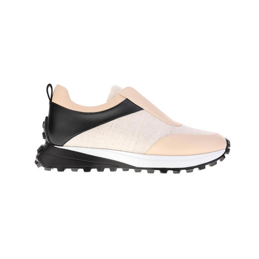 sheme天然火草绒环保苹果皮一脚蹬拼接撞色女士运动鞋可定制 商品图0