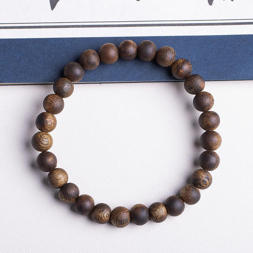 xy0417，7mm沉香素圈单圈手串 商品图3