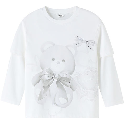 【实体店同款】女童长袖针织衫秋季新款安奈儿童装AG531431 商品图5