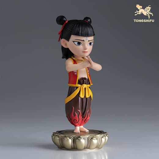 铜师傅《哪吒之魔童闹海》正版授权 灵珠版哪吒 潮玩铜摆件周边 商品图2