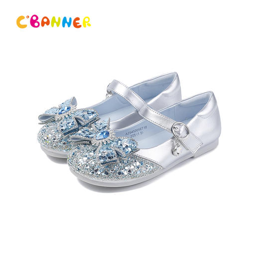 千百度梦幻配色闪钻饰扣童鞋A25450056 商品图5