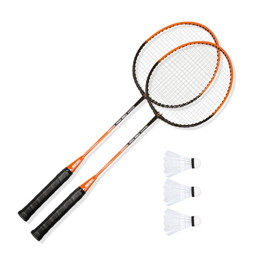 凯速羽毛球拍套装（赠送3只羽毛球+1个球拍包）YM002橙黑色【XPTX】 商品图5