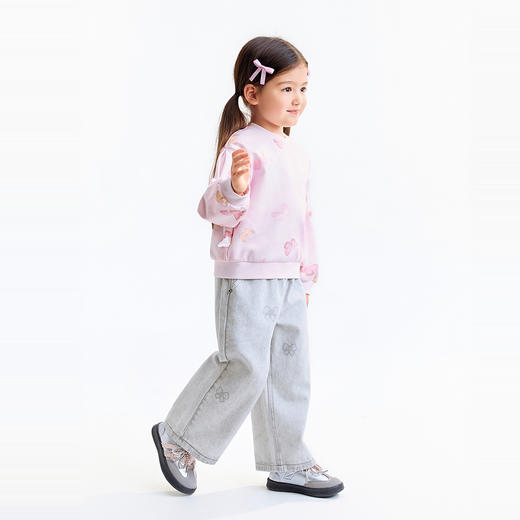 【实体店同款】女童全腰长裤秋季新款安奈儿童装XG536136 商品图5