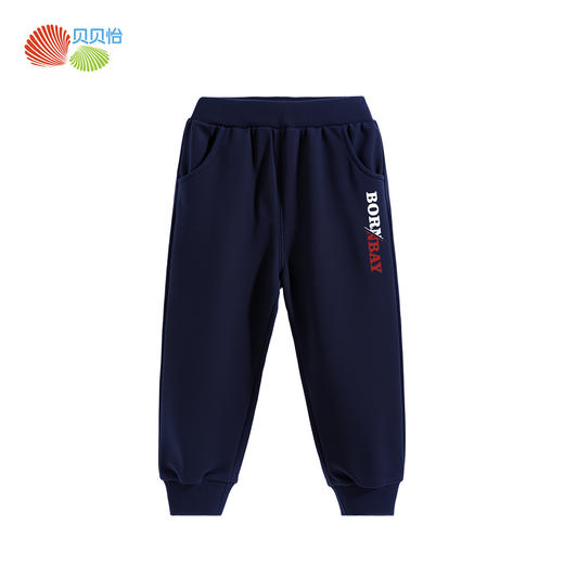 贝贝怡童装儿童长裤2025新款中大童束脚裤休闲男宝宝洋气运动裤ZB3EK003 商品图2