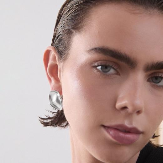 订购6周到｜Joidart-CALA-银色 随形片 耳环［西班牙设计师］ 商品图0