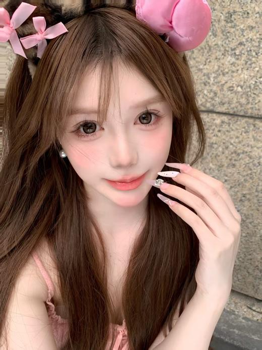 【大直径】Ealla girl- 朗姆咖啡 棕-14.5mm【年抛 度数0-800度 无525/575】 商品图5