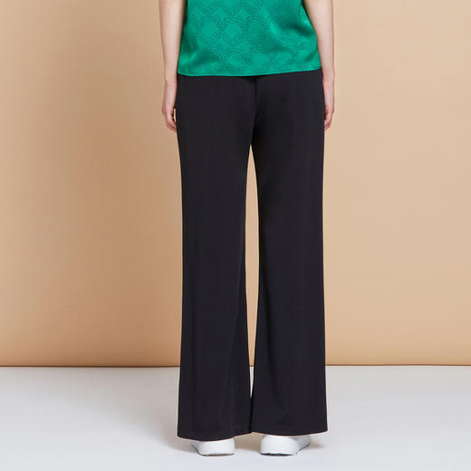 EITIE爱特爱夏季新款舒适垂坠显瘦松紧高腰休闲裤7805514 商品图4