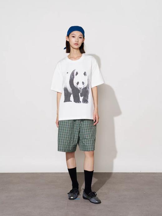 FMACM/TX2556/熊猫印花索罗纳凉感速干短袖T恤 商品图3