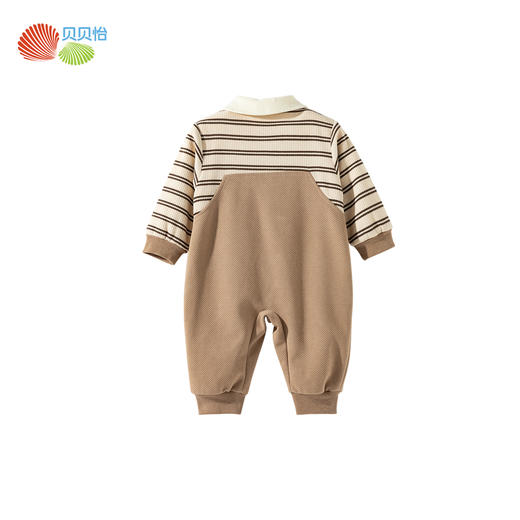 ZB3EL001贝贝怡童装婴幼儿童前开连体衣春秋2025新款宝宝秋装爬服哈衣 商品图5