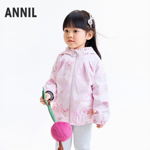 【实体店同款】女童夹克外套秋季新款安奈儿童装XG535193 商品图2