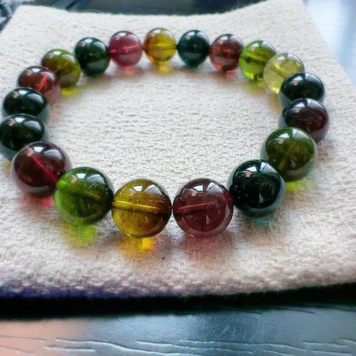 10.5mm单曲老矿碧玺手串 商品图1