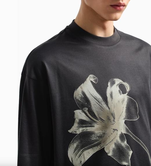 【新品现货到仓特惠秒】Emporio Armani 男士全棉质感简约商务休闲短袖T恤12404 商品图5