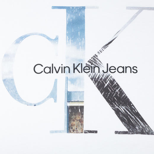 【特惠秒】Clavin Klein 男士宽松款印花logo全棉休闲短袖T恤12379 商品图3