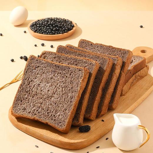 雅觅无蔗糖九黑吐司 500g/箱 （约11包左右）九黑九养高蛋白，配料表干净；添加天山牧场鲜牛奶软 fufu 不干噎，松软好嚼，独立包装 商品图3