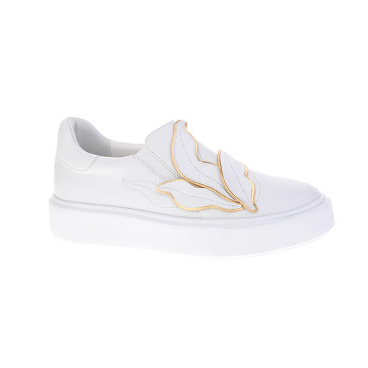 sheme叶片拼接镂空网纱年轻时尚女士运动鞋可定制 商品图4