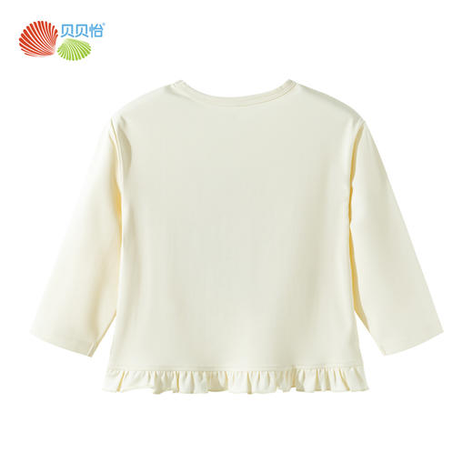 贝贝怡童装女童t恤长袖打底衫2025春季新款T恤女宝套头衫春款ZB3ES017 商品图8