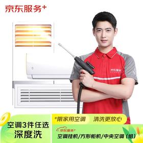 京东服务+京东首创透视化清洗-空调三台任洗（不含圆柱柜机）