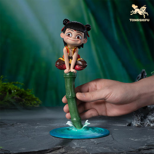 铜师傅《哪吒之魔童闹海》正版授权 可爱哪吒 潮玩手办铜摆件周边 商品图3