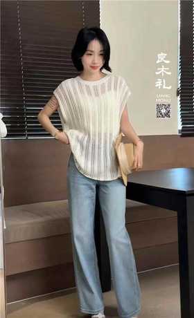 良木礼——真丝无袖上衣