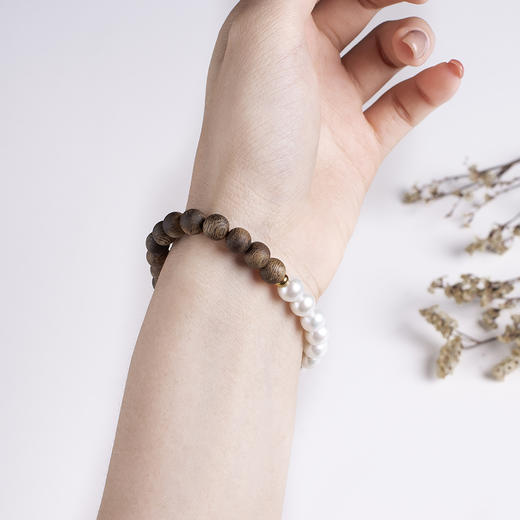 XY0202沉香+珍珠手串 商品图8