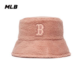 【59H断码帽】【微瑕，如无货做退款处理】MLB男女渔夫帽仿羊羔绒防风保暖情侣运动休闲3AHTFHJ16